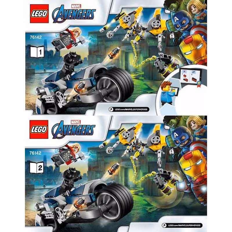 Avengers Speeder Bike Attack