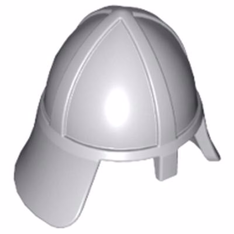 Minifigure, Headgear Helmet Castle with Neck Protector Minifigure, Headgear Helmet Castle with Neck Protector
