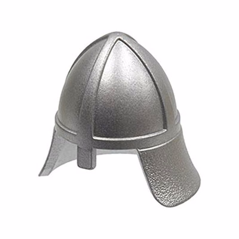Minifigure, Headgear Helmet Castle with Neck Protector Minifigure, Headgear Helmet Castle with Neck Protector