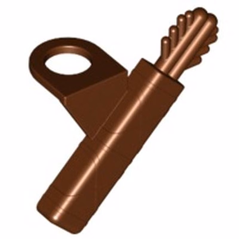 Minifigure Arrow Quiver with 2 Arrows