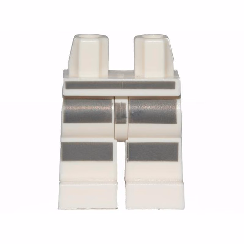Hips and Legs with Dark Bluish Gray Prison Stripes Pattern Hips and Legs with Dark Bluish Gray Prison Stripes Pattern