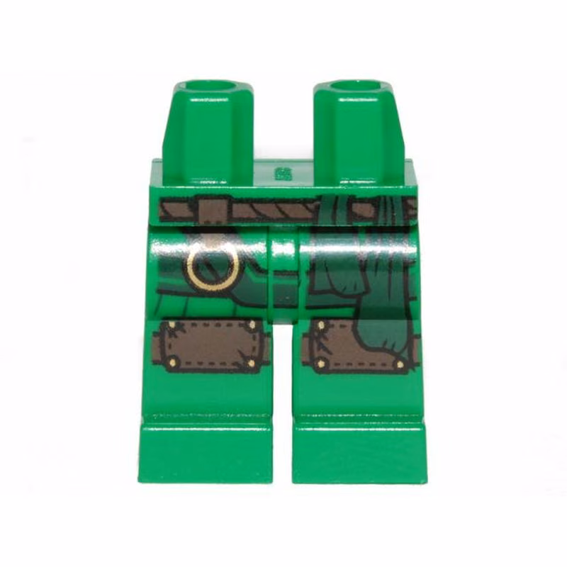 Hips and Legs with Knee Pads, Ring and Dark Green Sash Pattern Hips and Legs with Knee Pads, Ring and Dark Green Sash Pattern