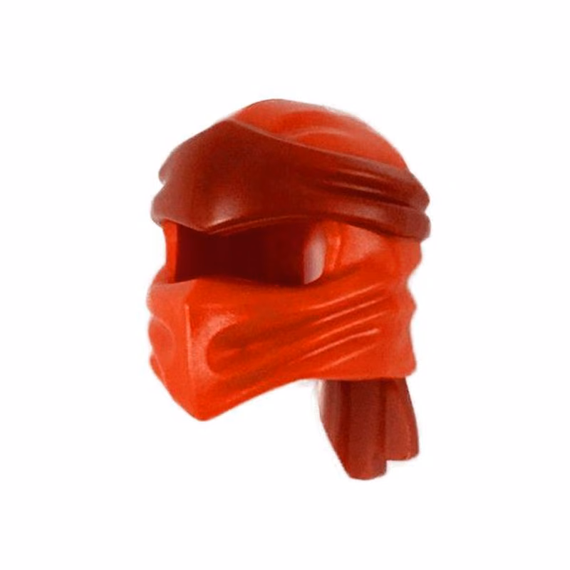 Minifigure, Headgear Ninjago Wrap Type 4 with Molded Dark Red Headband  Pattern
