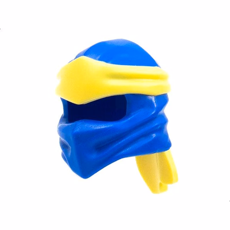 Minifigure, Headgear Ninjago Wrap Type 4 with Molded Bright Light Yellow Headband  Pattern