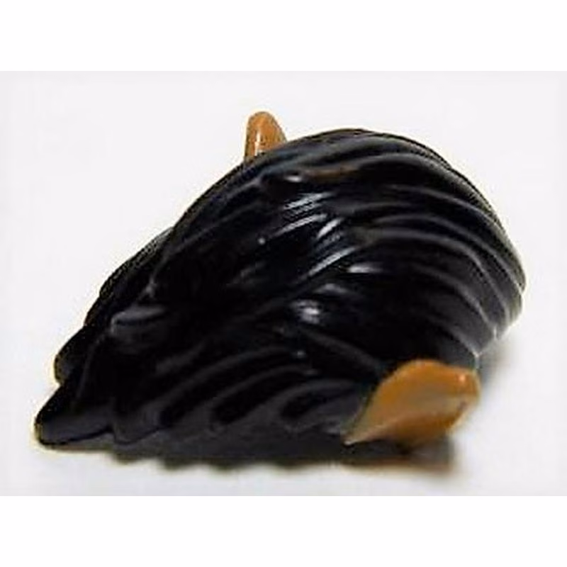 Minifigure, Hair Long and Combed Back with Medium Nougat Pointed Ears Pattern