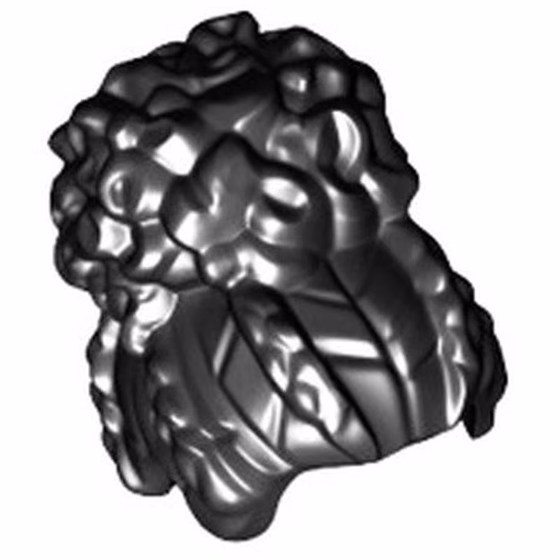 Minifigure, Hair Female Coiled with Large High Bun