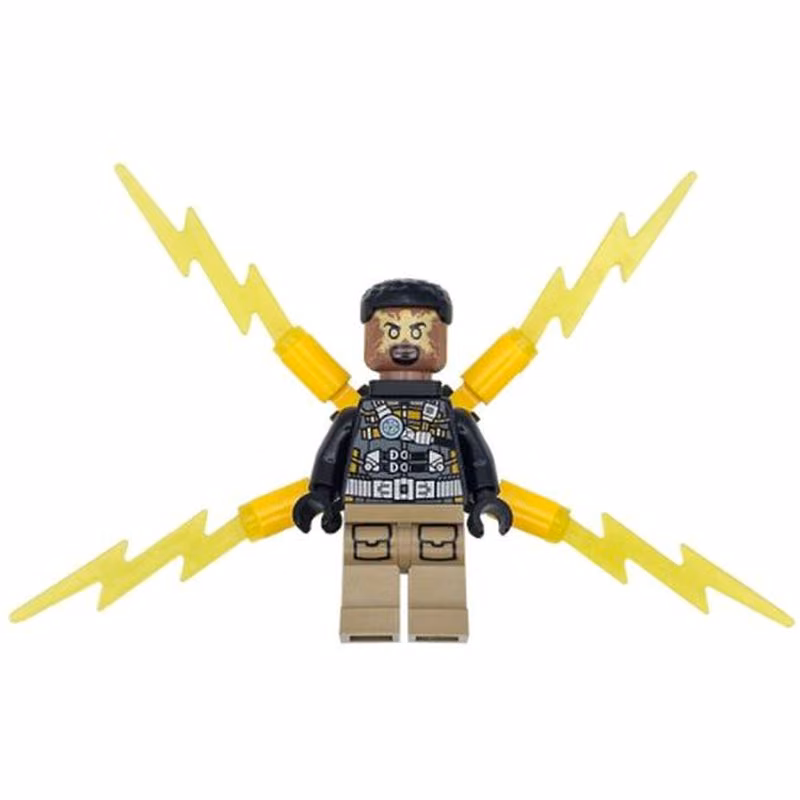Electro - Black and Dark Tan Outfit, Medium Brown Head, Small Electricity Wings Electro - Black and Dark Tan Outfit, Medium Brown Head, Small Electricity Wings