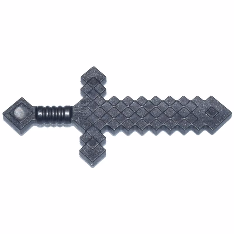 Minifigure, Weapon Sword Pixelated (Minecraft)