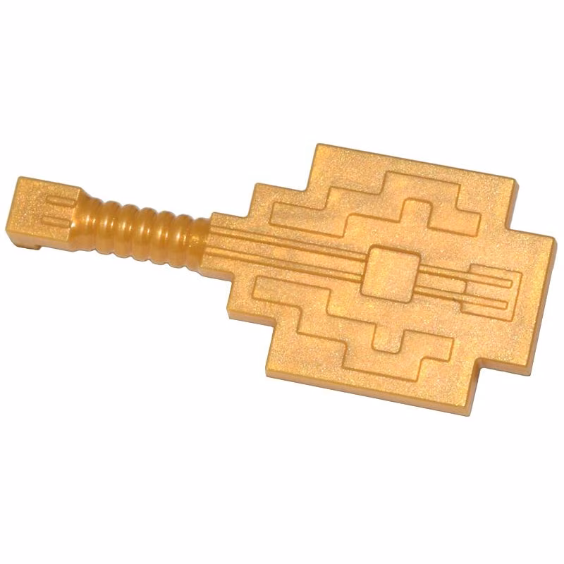 Minifigure, Utensil Musical Instrument, Lute Pixelated (Minecraft) Minifigure, Utensil Musical Instrument, Lute Pixelated (Minecraft)