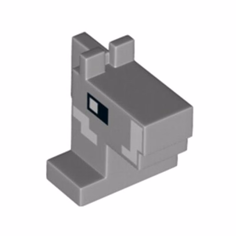 Creature Head Pixelated Horse with Cheek and Side of Nose Pattern (Minecraft Horse)