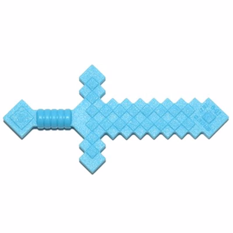 Minifigure, Weapon Sword Pixelated (Minecraft)