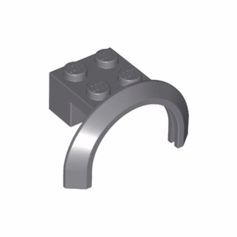 Vehicle, Mudguard 4 x 2 1/2 x 1 2/3 with Arch Round