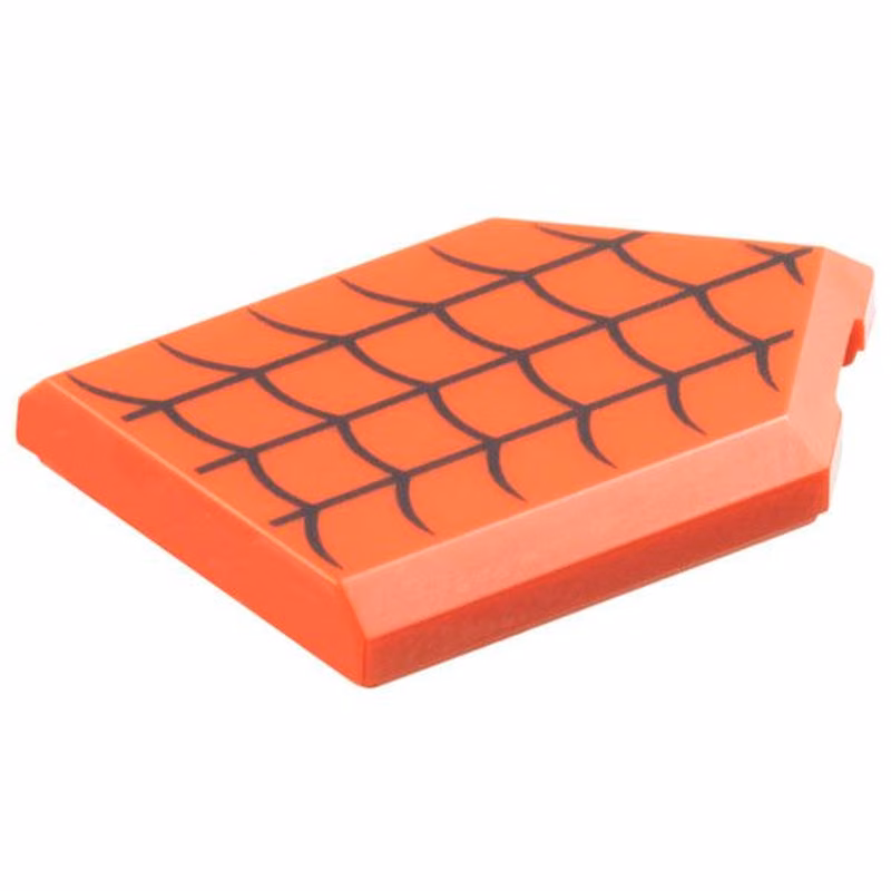 Tile, Modified 2 x 3 Pentagonal with Black Curved Lines / Spider Web Pattern Tile, Modified 2 x 3 Pentagonal with Black Curved Lines / Spider Web Pattern