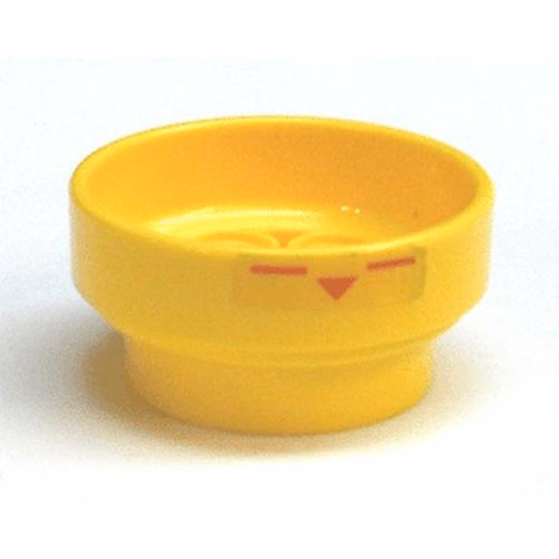 Wheel 31mm D. x 15mm Technic with Red Triangle and Lines Pattern on Both Sides (Stickers) - Sets 7660 / 7877