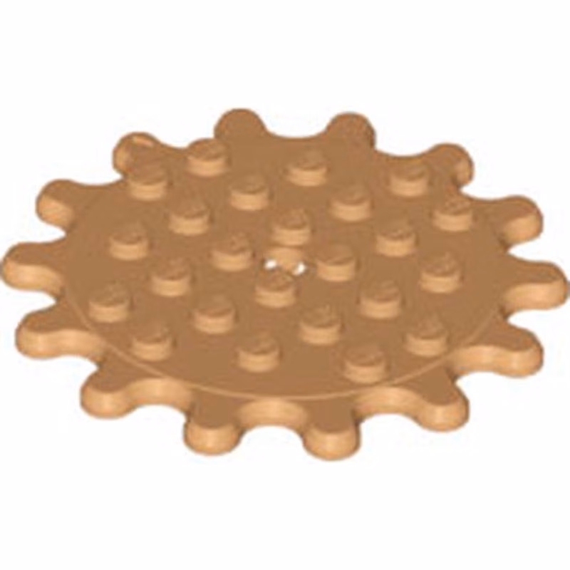 Plate, Round 6 x 6 Gear 14 Tooth Plate, Round 6 x 6 Gear 14 Tooth
