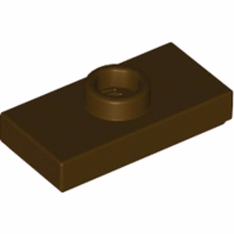 Plate, Modified 1 x 2 with 1 Stud with Groove and Bottom Stud Holder (Jumper) Plate, Modified 1 x 2 with 1 Stud with Groove and Bottom Stud Holder (Jumper)