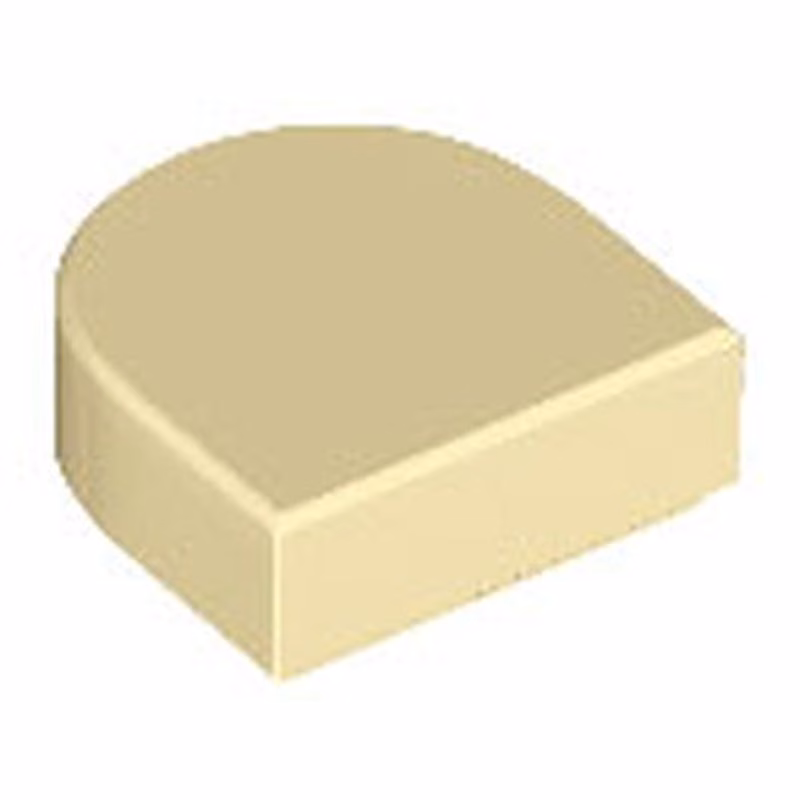 Tile, Round 1 x 1 Half Circle Extended