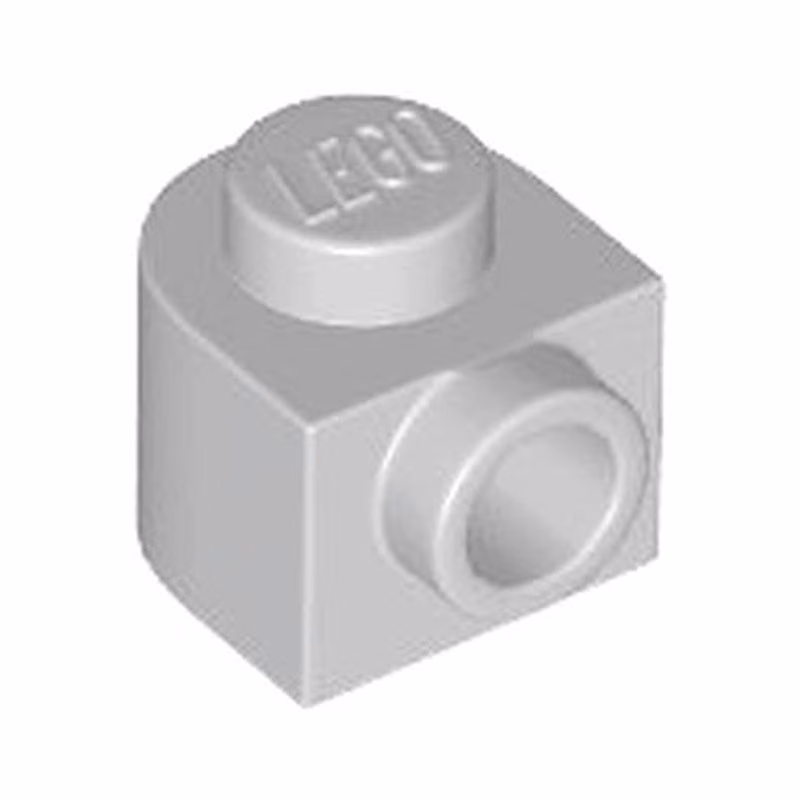 Brick, Round 1 x 1 x 2/3 Half Circle Extended with Side Stud