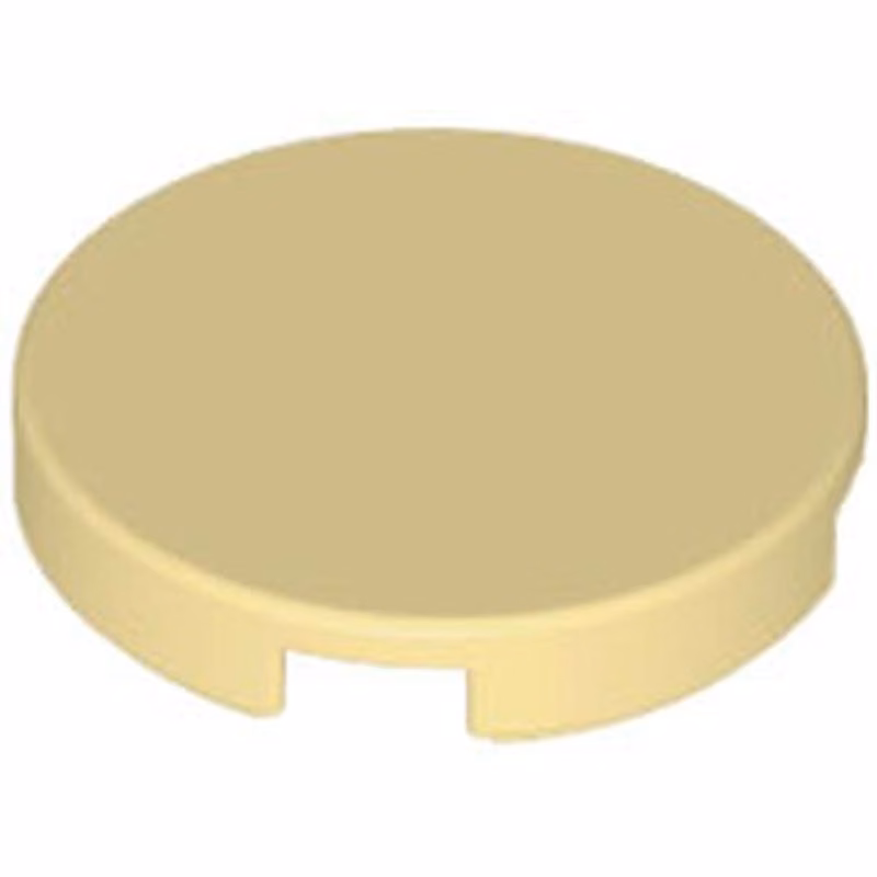 Tile, Round 2 x 2 with Bottom Stud Holder