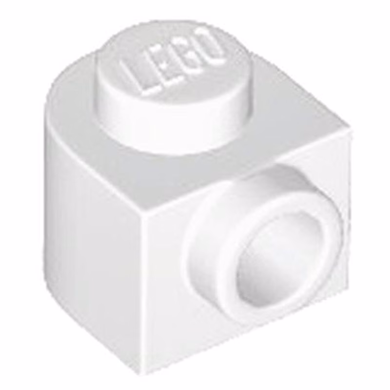 Brick, Round 1 x 1 x 2/3 Half Circle Extended with Side Stud Brick, Round 1 x 1 x 2/3 Half Circle Extended with Side Stud