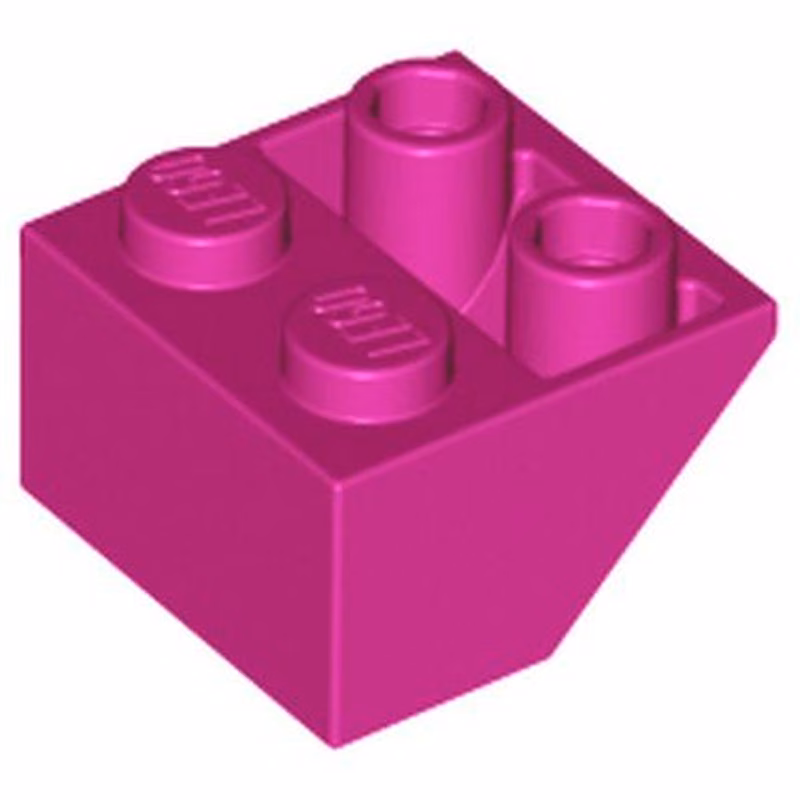 Slope, Inverted 45 2 x 2 with Flat Bottom Pin Slope, Inverted 45 2 x 2 with Flat Bottom Pin