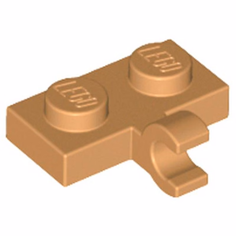 Plate, Modified 1 x 2 with Clip on Side (Horizontal Grip)