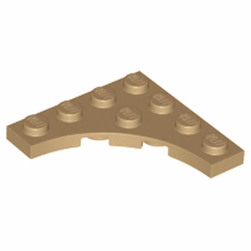 Plate, Modified 4 x 4 with 3 x 3 Curved Cutout