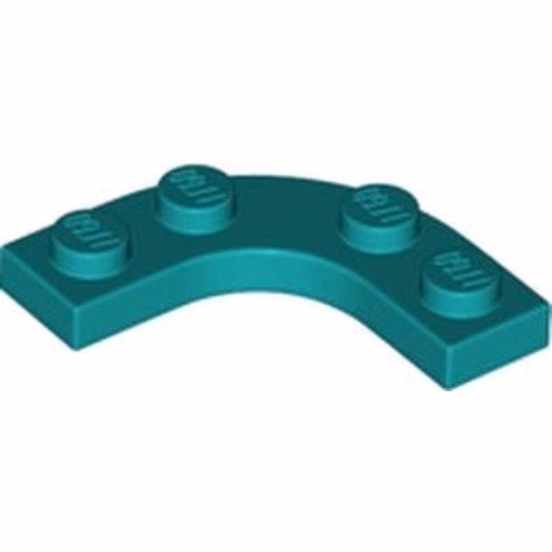 Plate, Round Corner 3 x 3 with 2 x 2 Curved Cutout Plate, Round Corner 3 x 3 with 2 x 2 Curved Cutout