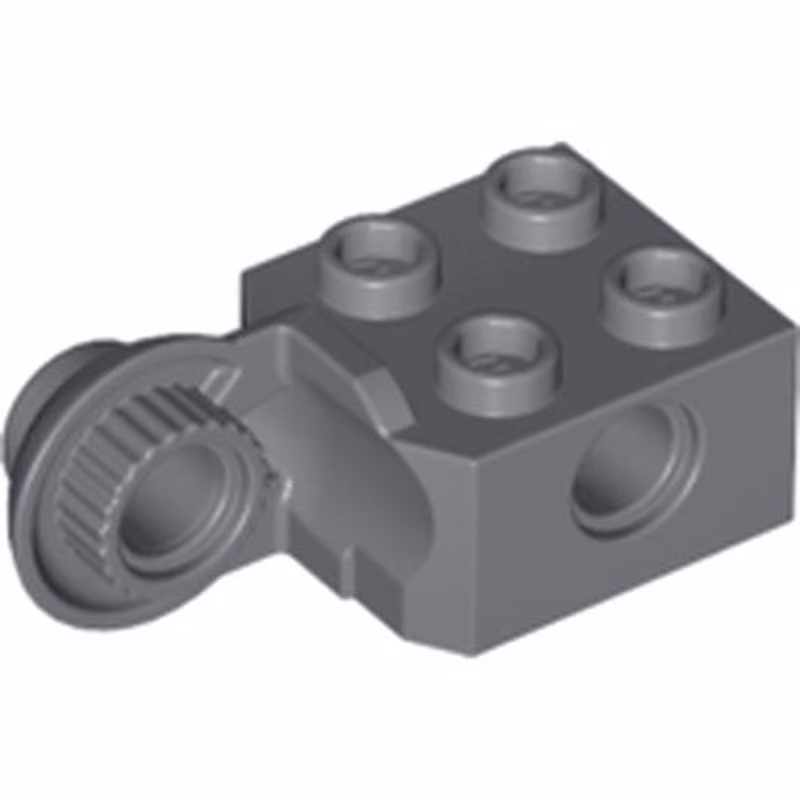 Technic, Brick Modified 2 x 2 with Pin Hole and Rotation Joint Ball Half Vertical