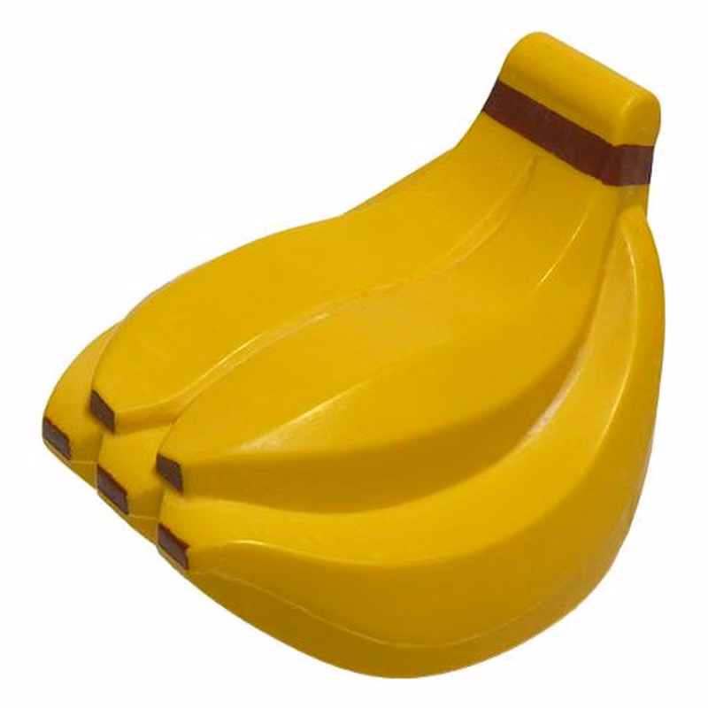 Duplo Bananas with Reddish Brown Clasp and Tips Pattern