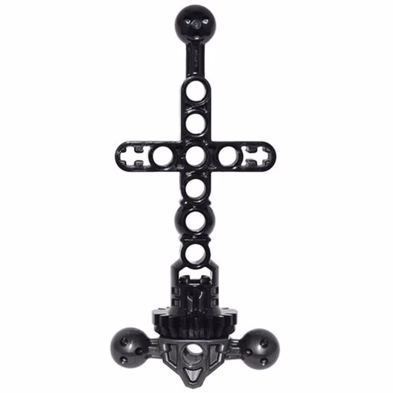 Large Figure Torso Skeletal with Gear Hips / Waist / Bottom with Pearl Dark Gray Connector with 3 Ball Joint (24190 / 24189)