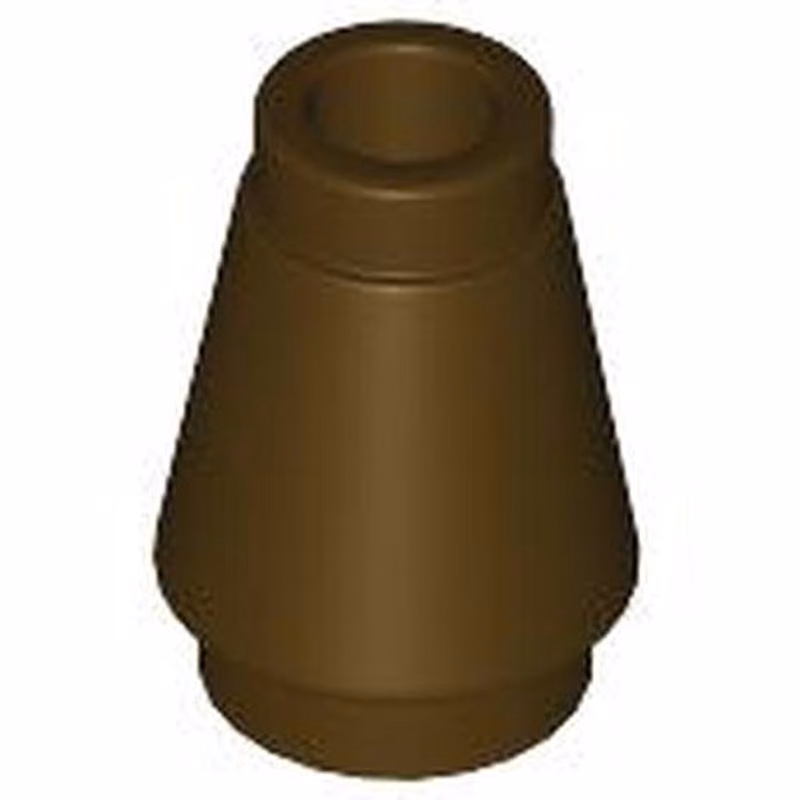 Cone 1 x 1 with Top Groove