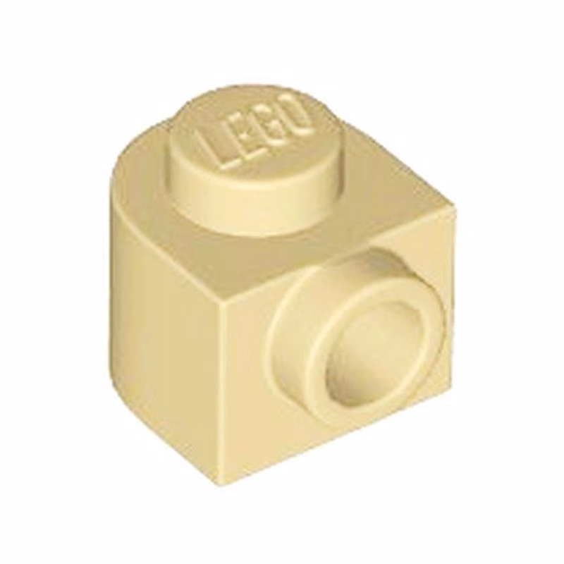 Brick, Round 1 x 1 x 2/3 Half Circle Extended with Side Stud