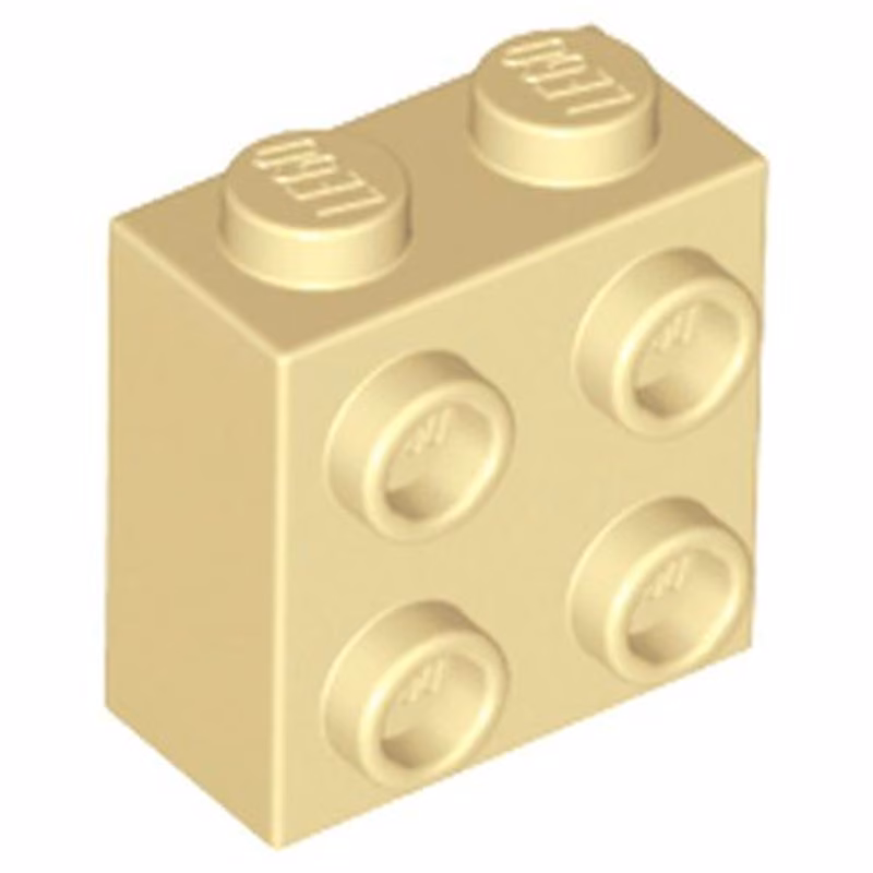 Brick, Modified 1 x 2 x 1 2/3 with Studs on Side