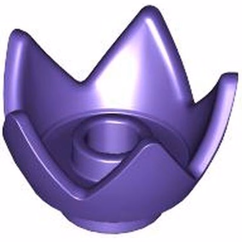 Minifigure, Headgear Crown Eggshell with 5 Points and Center Stud