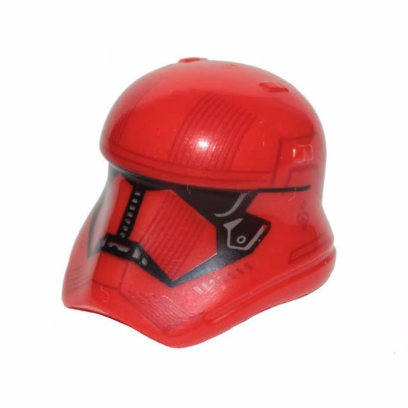 Minifigure, Headgear Helmet SW Stormtrooper Ep. 9 Sith Trooper Pattern