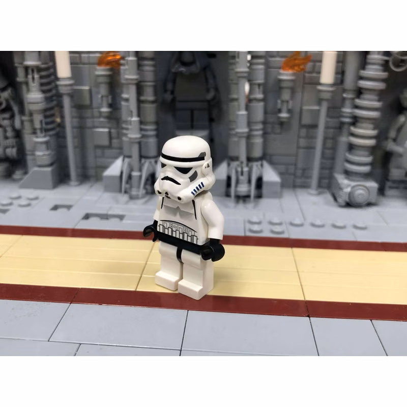 Imperial Stormtrooper - Black Head, Solid Mouth Helmet Imperial Stormtrooper - Black Head, Solid Mouth Helmet