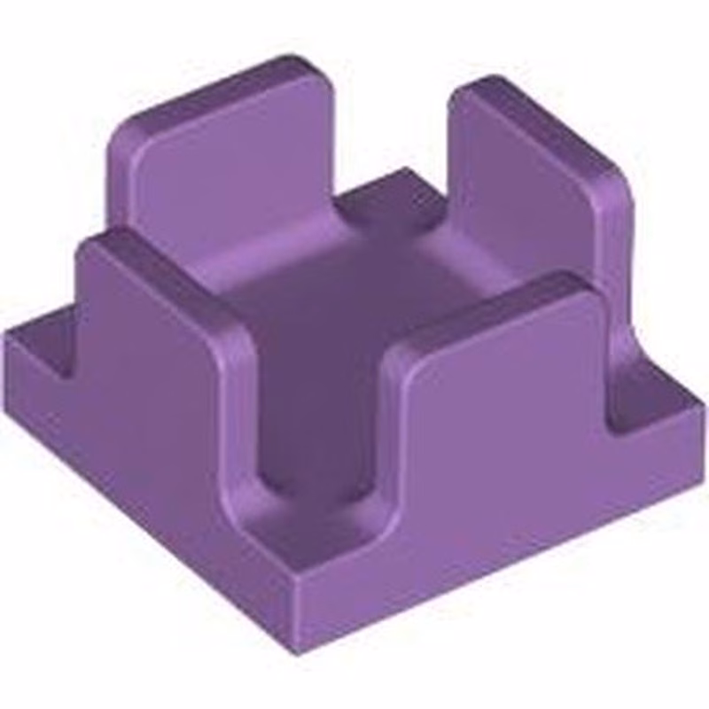 Container, Box 2 x 2 x 1 Half with 4 Side Supports