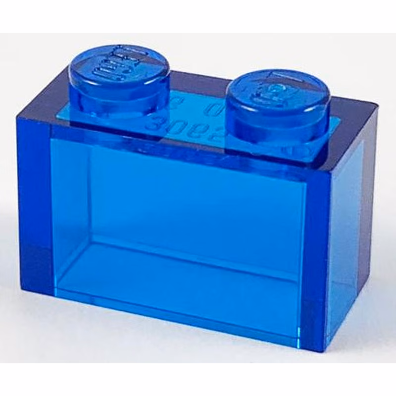 Brick 1 x 2 without Bottom Tube Brick 1 x 2 without Bottom Tube