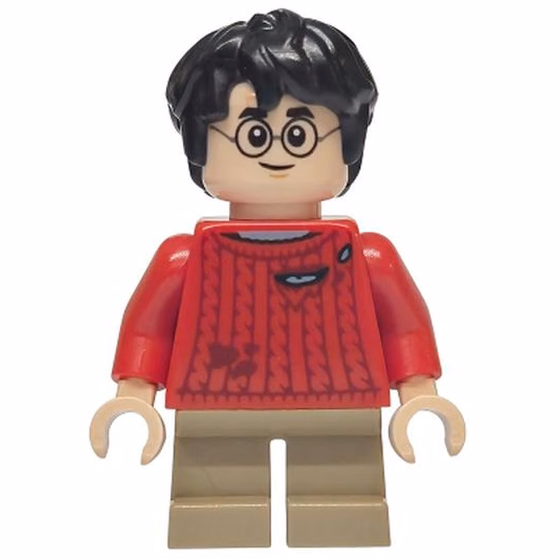 Harry Potter - Red Torn Sweater, Dark Tan Short Legs Harry Potter - Red Torn Sweater, Dark Tan Short Legs