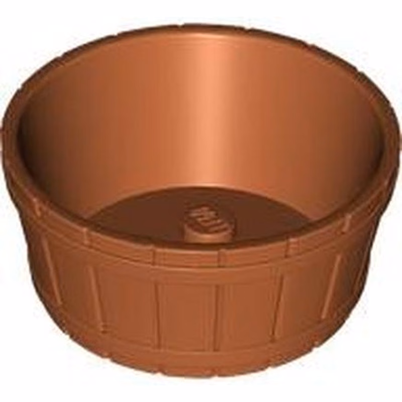 Container, Barrel Half Large with Axle Hole