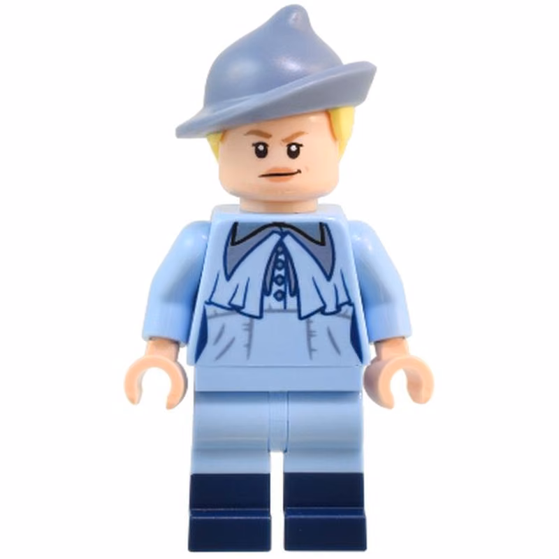Fleur Delacour - Bright Light Blue Robe, Smirking / Scared Fleur Delacour - Bright Light Blue Robe, Smirking / Scared