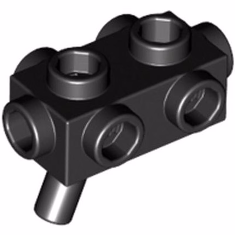 Minifigure, Weapon Gun, Blaster 1 x 2 x 2/3 with Studs on Sides and Handle Minifigure, Weapon Gun, Blaster 1 x 2 x 2/3 with Studs on Sides and Handle