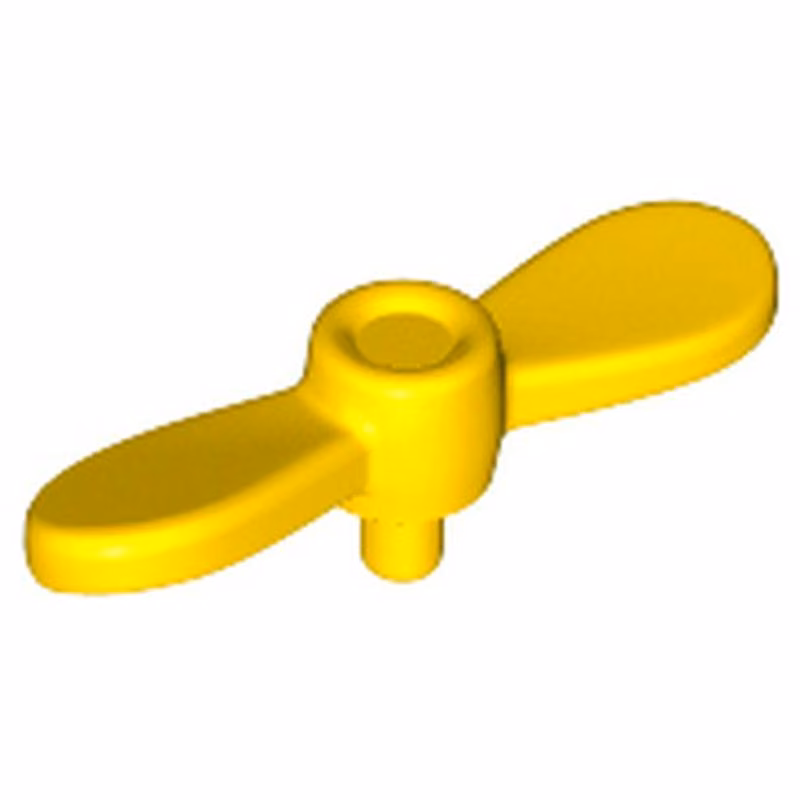 Minifigure, Propeller 2 Blade Twisted Tiny with Small Pin