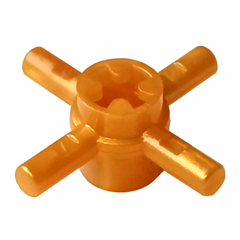 Technic, Axle Connector Hub with 4 Bars and Pin Hole