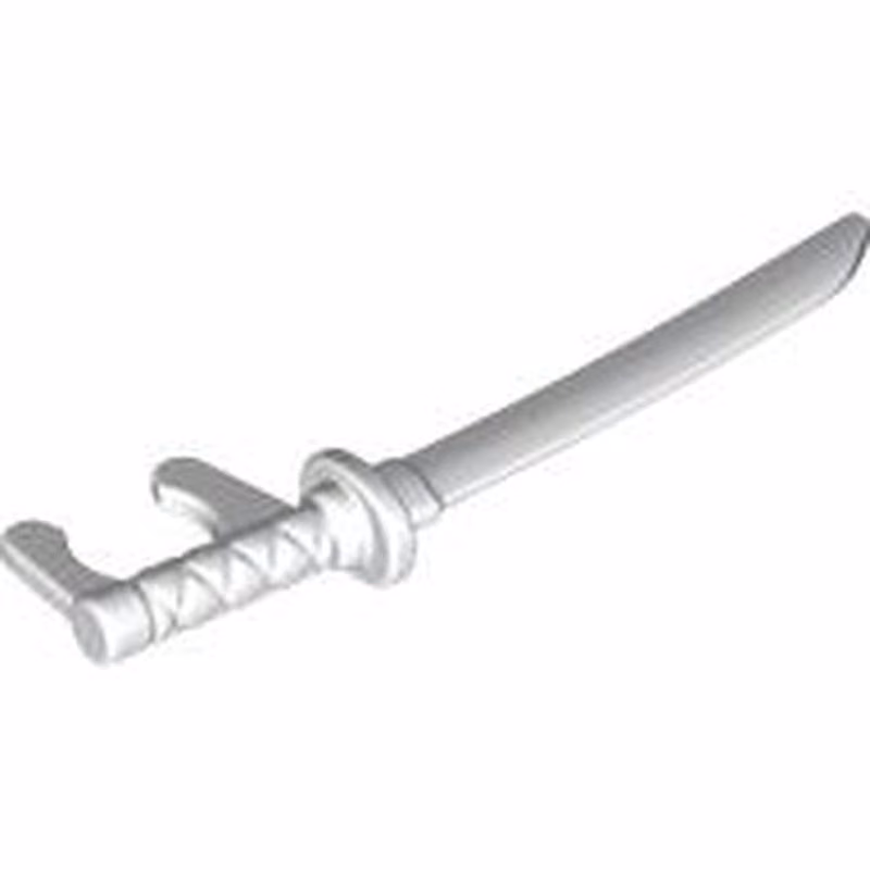 Minifigure, Weapon Sword, Katana with Neck Bracket