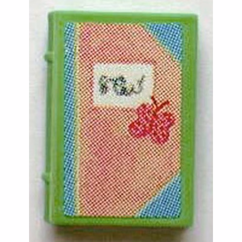 Minifigure, Utensil Book 2 x 3 with Diary and Butterfly Pattern (Stickers) - Set 3242