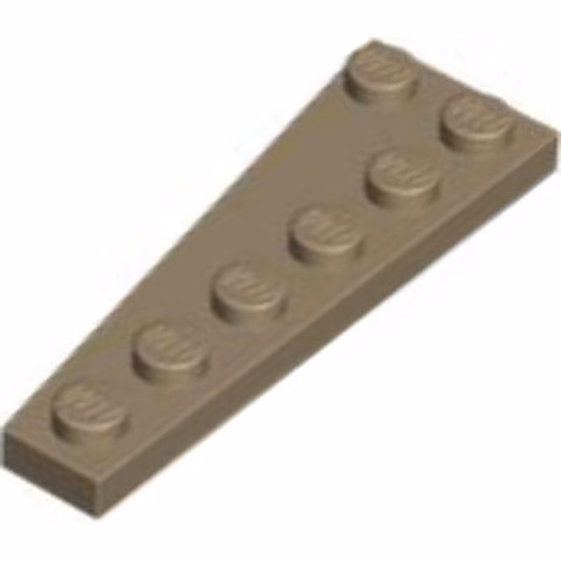 Wedge, Plate 6 x 2 Right