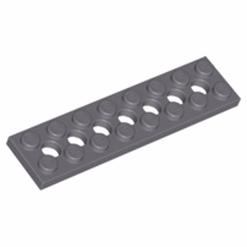 Technic, Plate 2 x 8 with 7 Holes