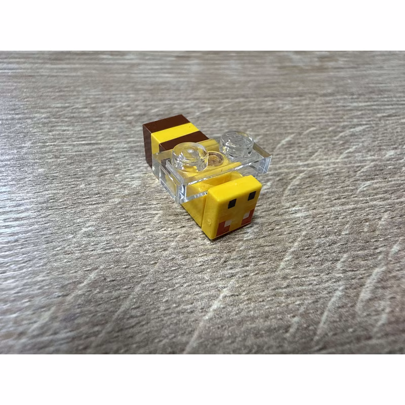 Minecraft Bee, Angry - Brick Built Minecraft Bee, Angry - Brick Built